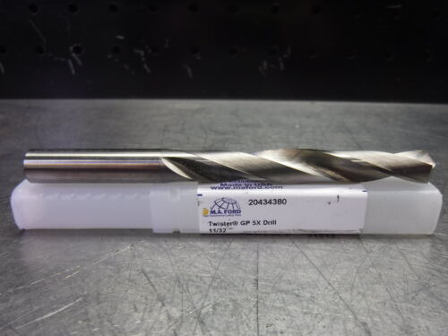 M.a. Ford Twister Gp 11/32  Solid Carbide Drill 2 Flute  Yyz