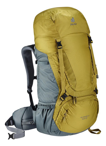 Mochila Grande Deuter Alpamayo Amarela 55  10 Litros Cor Amarelo