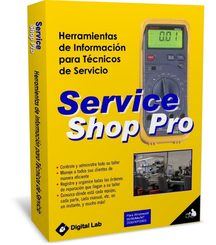 Controla Tu Taller De Servicio: Pc, Tv, Celulares, Etc.