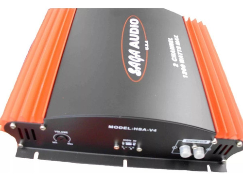 Planta 1200w 2 Canales Para Cornetas Medios Saga Targa