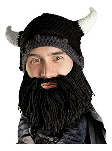 Gorro Vikingo Con Barba Desmontable