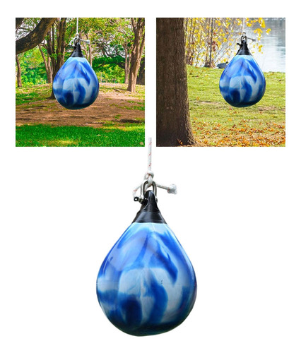 Water Punch Bag Sports Heavy Bag Speed Ball Kickboxing Blue