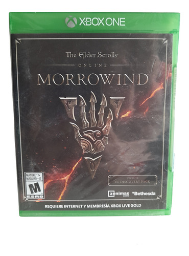 The Elder Scrolls Online Morrowind Cd Físico Sellado