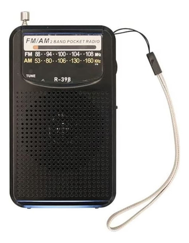 Radinho Pilha Fm Radio Bolso Bivolt Entrada Fone P2 + Nf 