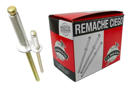 Remache Ciego Modelo 4-4; 1/8'' X 3/8''