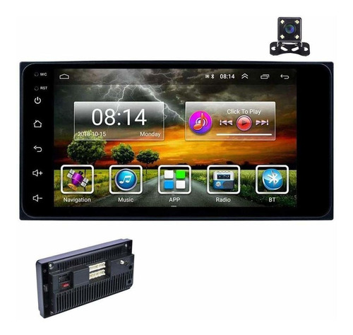 Doble Din Estereo Para Automovil Bluetooth Android 6.0 Hd 7