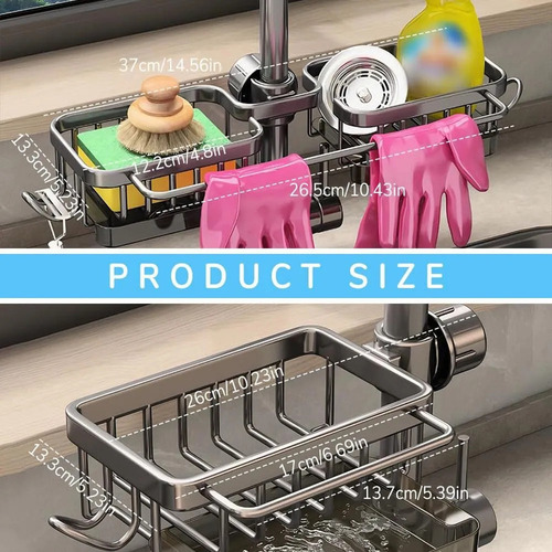Organizador Grifo Fregadero De Cocina, Soporte Para Esponja