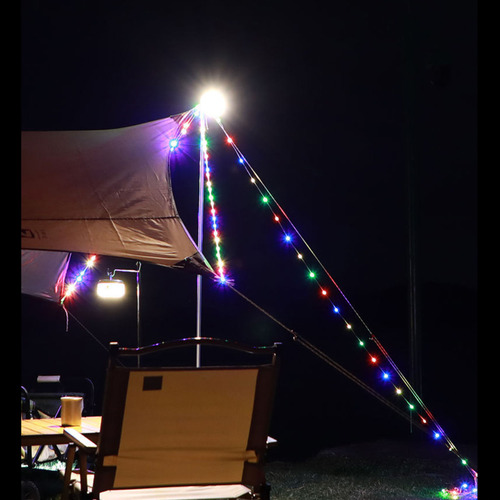 Cadena De Luces Para Acampar, Impermeables, Para Acampar, Ti