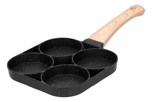 Sarten De Aluminio Antiadherente Con 4 Hoyos De
