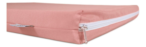 Colchonete Pet Impermeável Caminha Pet Com Zíper 80x60 Cor Rosa Desenho Liso