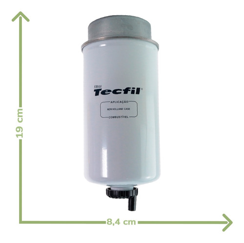 Filtro Combustível Trator New Holland 87840590 Tecfil