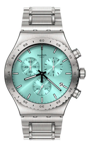Reloj Unisex Swatch Energize You Brazalete Ac. Inox Yvs498g