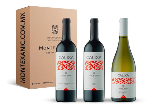 Monte Xanic Kit Vino Mexicano Calixa (3 Botellas)