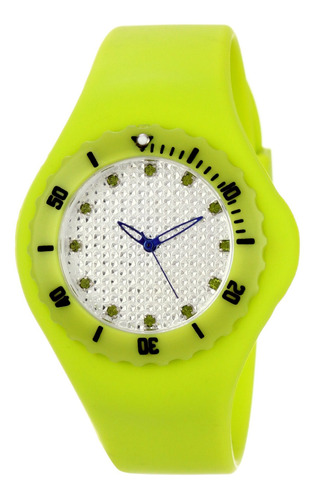 Reloj Mujer Tko Tk596gr Cuarzo 34mm Pulso Verde En Caucho