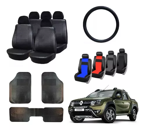 LVTFCO Funda Asiento Coche para Dacia Duster 2000-2018 2019 2020 2021 2022  2023 2024, Impermeable y Cómodo Protector Fundas Asientos Accesorios  Interior,Black : : Coche y moto