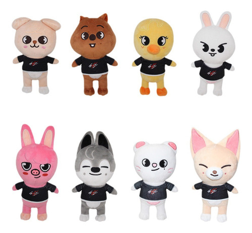 Boneca De Pelúcia Stray Kids Szoo Stray Kids 8 Piezas