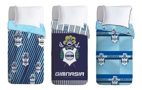 Cubrecama Cover Casablanca Racing 1 1/2 Pl Escudo Ct Mmk