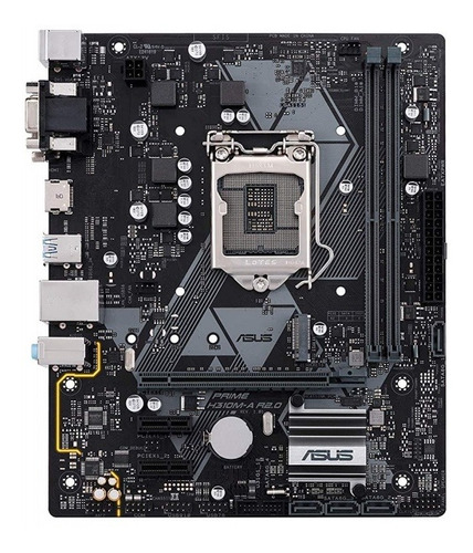 Tarjeta Madre Asus Micro Atx Prime H310m-a R2.0/csm S-11 /vc Color Negro