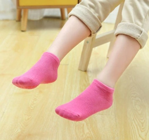 Imagen 3 de 3 de Pack 2 Pares Medias Antideslizantes Niñas Y Niños
