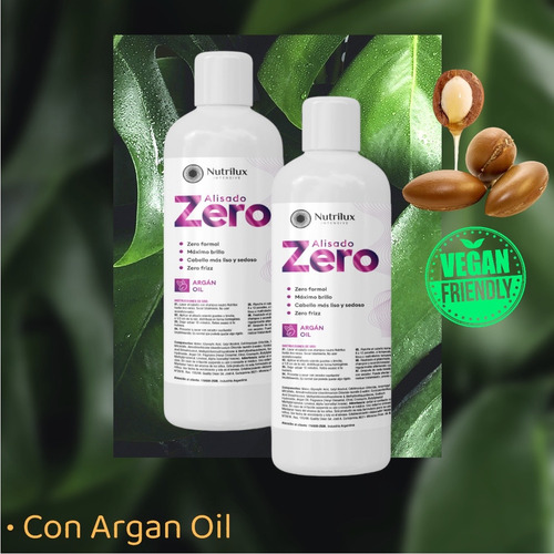 Alisado Zero 100% Sin Formol Cabellos Lacio Sin Frizz