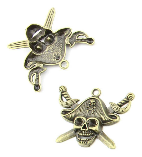 Anti-brass Fashion Joya Encanto 1826 Calavera Pirata Craft