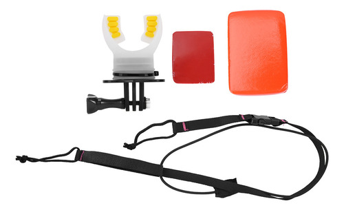 Mouth Bite Mount Para Surfear, Bucear Y Patinar Para Gopro P