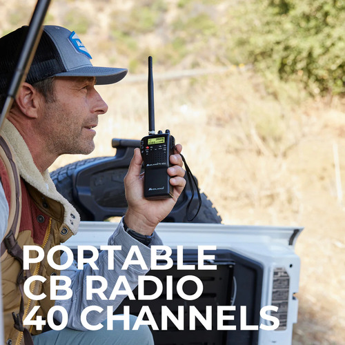 Radio Cb Midland Portatil Micromobile 40 Canales 75-822 Bandas De Frecuencia 0 Color Negro