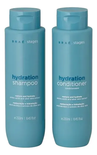 Kit Braé Stages Hydration Shampoo E Condicionador - 2x250ml