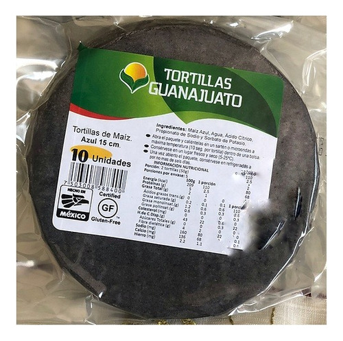 Tortilla De Maiz Sin Gluten Guanajuato