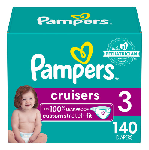 Pampers Paales Cruisers Talla 3 140 Unidades