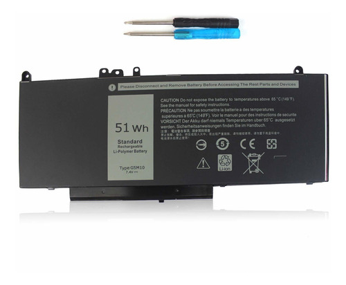 Bateria G5m10 7.4v 51wh Dell Latitude E5450 E5550 5550 5450 