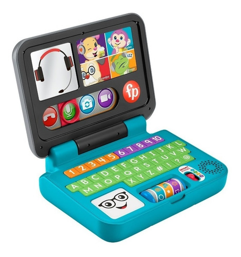 Imagen 3 de 6 de Fisher Price Ríe Y Aprende Mi Primer Laptop De Aprendizaje