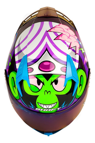 Casco Shaft Mojo Jojo Integral Cartoon Network