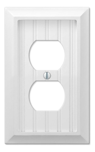 Amertac 279dw 1 Duplex Cottage Blanco Madera Wallplate