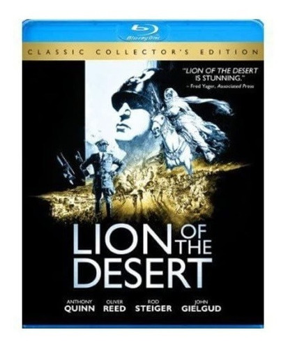 El Leon Del Desierto Lion Of The Desert  Pelicula Blu-ray