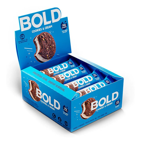 Bold Cookies & Cream (caixa 12 Unid.)