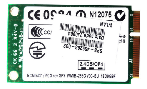 Tarjeta Wifi Hp Pavilion Dv4 1413la