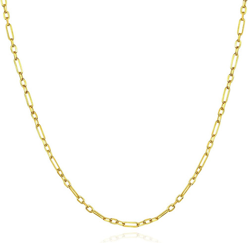 Ladygd Chain Necklace For Women Paperclip Link Choker 18k Go