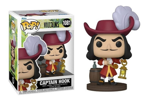 Funko Pop Captain Hook #1081 Disney Villains Juguete Figura