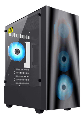 Gabinete Gamemax Edge Color Negro 1 Ventilador Incluido