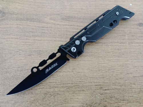 Navaja Automatica Tactica Venom Denfesa Acero Color Razzz2
