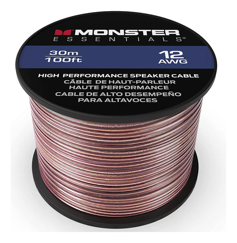 Monster Xp Cable De Altavoz De Aluminio Revestido De Cobre (