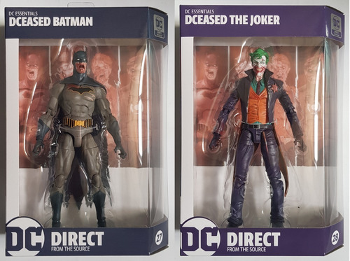 Dc Essentials Dceased Figuras De Batman Y The Joker Nuevas!!