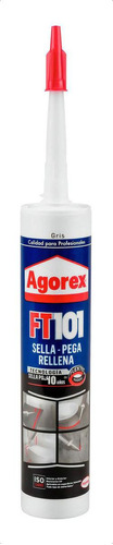 Adhesivo Elastico Profesional Agorex Ft101 Gris 300ml