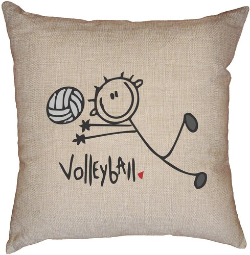  Fun Volleyball Player Graphic Cartoon Trendy Decorativ...