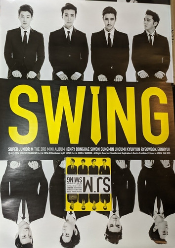 Super Junior M - Swing Album Sellado + Poster Envio Express