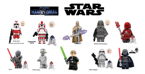 10 Minifiguras Star Wars Set N°4