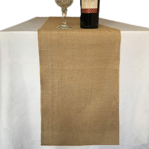 Tela De Mesa De Yute De Burlap Natural 100% 12 X108'' ...