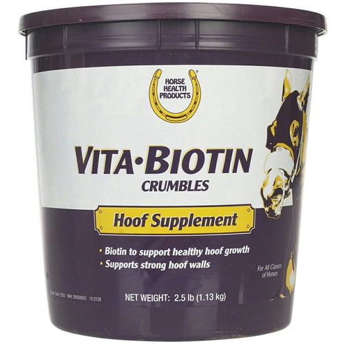 Vita Biotin Crumbles Suplemento Para Cascos Y Pelo 2.5 Libra