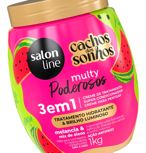 Salon Line Cachos Dos Sonhos Multy Poderosos Mascara 3 En 1